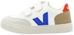 (PS) VEJA V-12 'Velcro Kulit Putih Rendah' XV0503013C