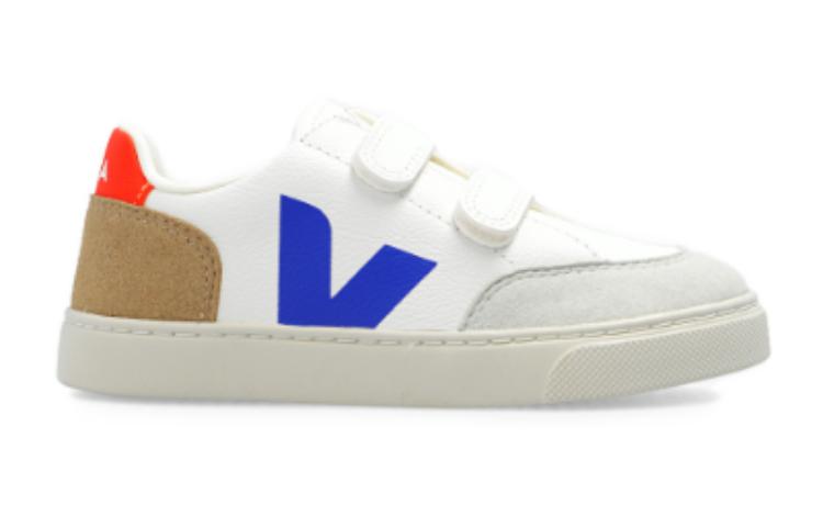 Order (PS) VEJA V-12 ''Cuir Blanc Velcro Baskets Basses'' XV0503013C