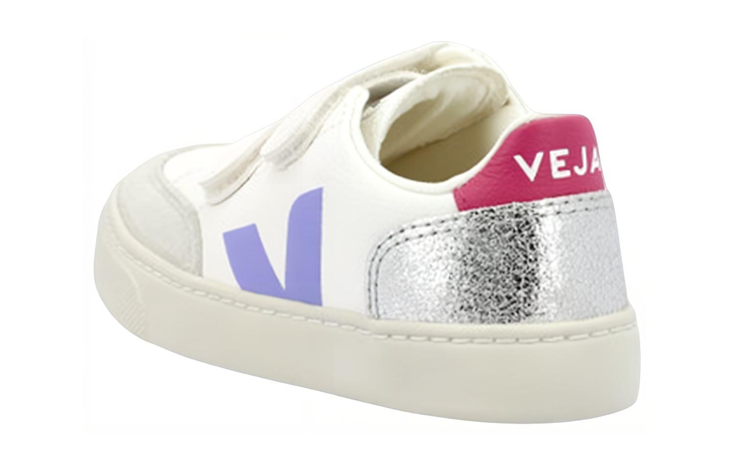Order (PS) （學前班）VEJA V-12 '白色紫色魔術貼' XV0502839C XV0502839C