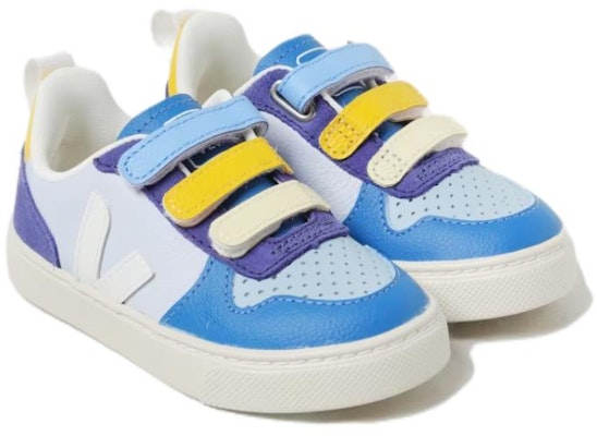(Preschool) VEJA V-12 Velcro Low 'Blue' CV0503632 Lookbook (Preschool) VEJA V-12 Velcro Low 'Blue' CV0503632