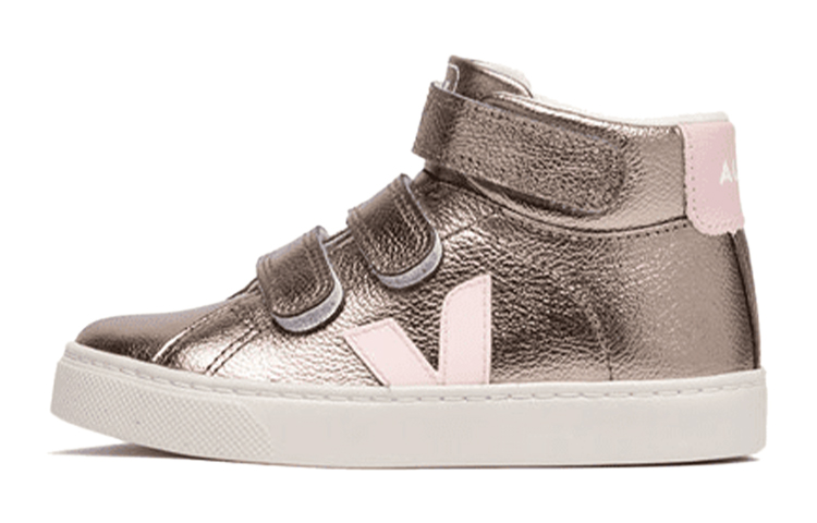 (Preschool) VEJA Velcro High-Top Sneakers 'Gold' MV0503018