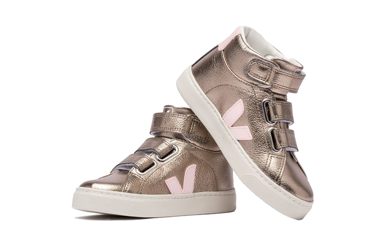 Lookbook (PS) （學齡前）VEJA 魔鬼氈高筒運動鞋「金色」MV0503018 MV0503018