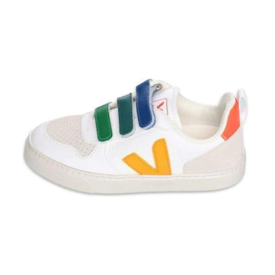 (PS) VEJA Velcro Leather Low-Top Sneakers 'White'