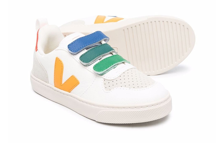 Shop (PS) （幼兒園）VEJA 魔鬼氈低筒皮革運動鞋「白色」CV0502905 CV0502905