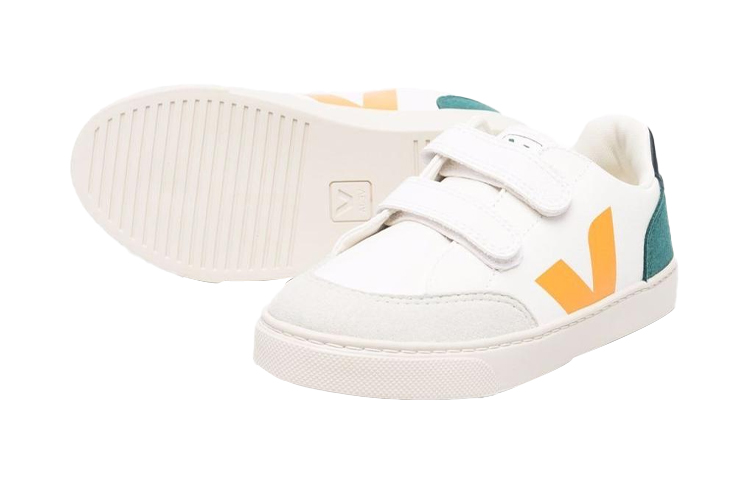 Lookbook (PS) (學前兒童) VEJA 魔鬼氈低筒 '白色' XV0502906K XV0502906K