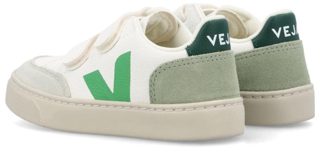 (PS) VEJA Velcro Bajo 'Blanco Verde' XV0503415 Shop (PS) VEJA Velcro Bajo 'Blanco Verde' XV0503415