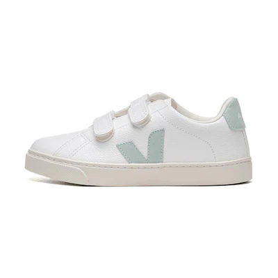 (PS) VEJA Velcro Low 'White Leather'