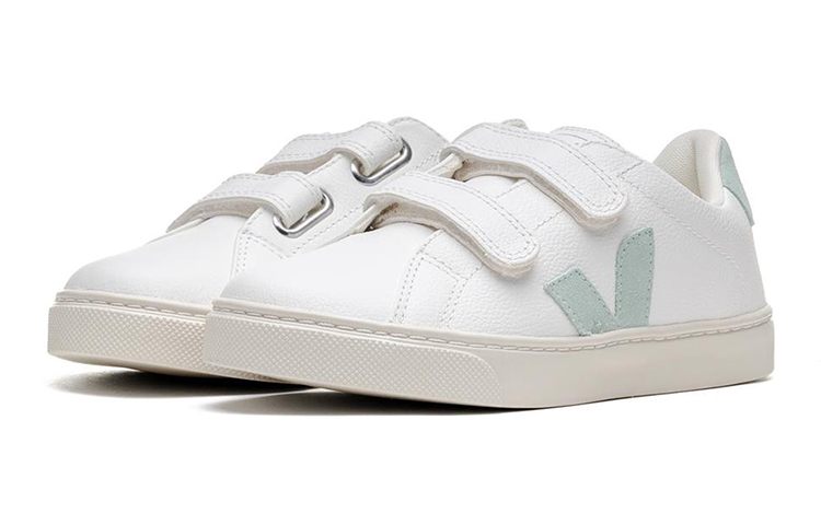 Lookbook (PS) (學齡前兒童) VEJA 魔術貼低筒 '白色皮革' SV0502477 SV0502477