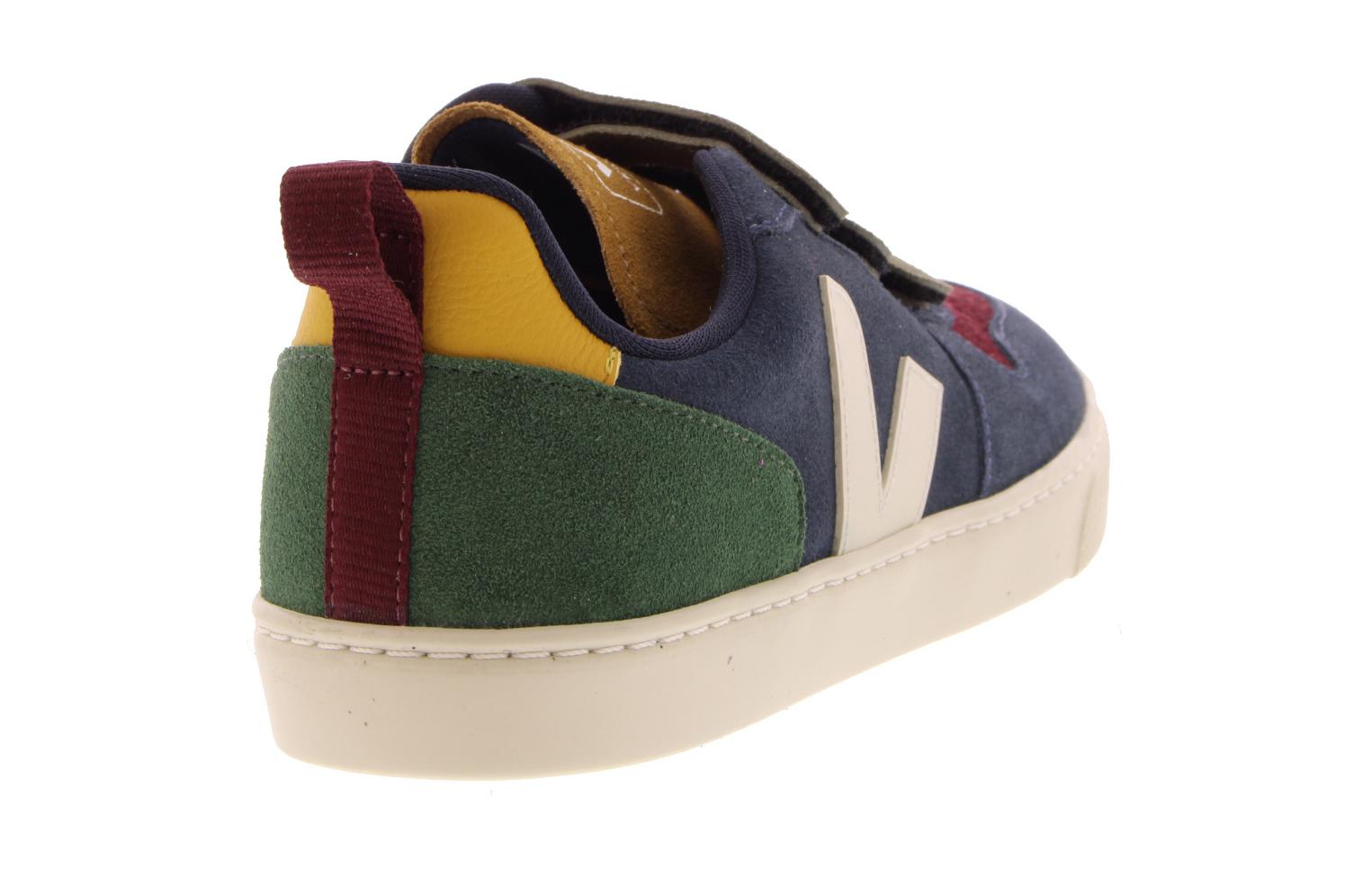 Shop 兒童 VEJA 絨面 圓頭平底 低筒 兒童板鞋 藍色