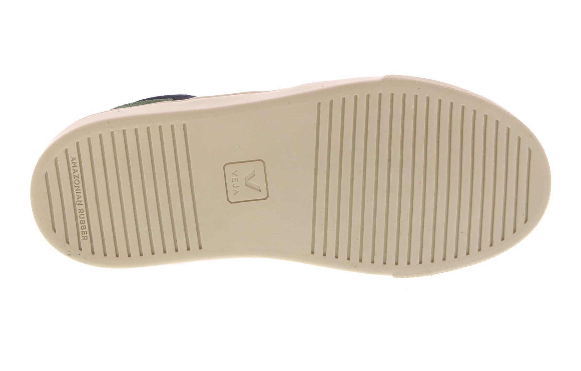 Purchase 兒童 VEJA 絨面 圓頭平底 低筒 兒童板鞋 藍色