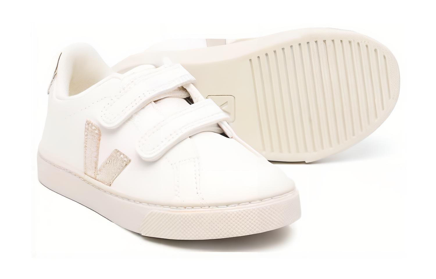 Lookbook (PS) (VEJA 幼兒) 魔鬼氈低筒運動鞋「白色」型號SV0503408 SV0503408