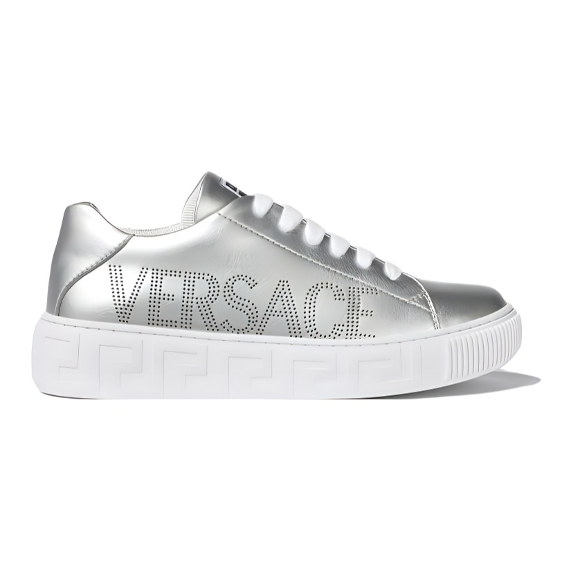 (PS) Versace Greca Low Top 'Silver' 圖 2