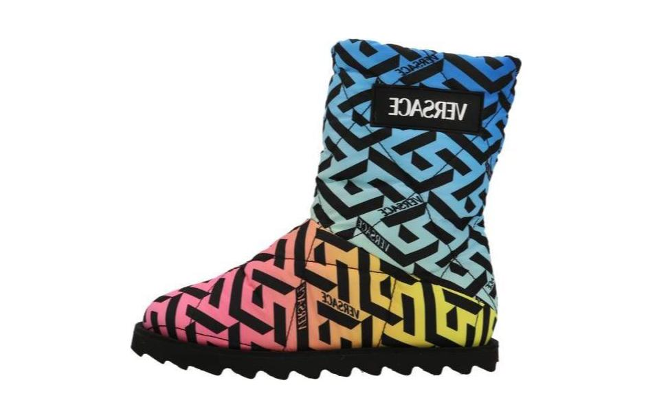 (PS) Versace La Greca Low Top Boots 'Red Blue'