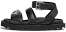 Buy (PS) Sandali Versace La Medusa in Pelle per Bambini con Fibbia e Punta Aperta ''Neri'' 1011156-1A00138_1B00P