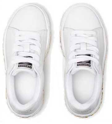(Preschool) Versace Leather Low Top Sneaker 'White' 1000888-1A02196_6W010 Lookbook (Preschool) Versace Leather Low Top Sneaker 'White' 1000888-1A02196_6W010