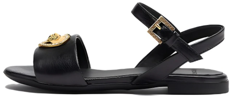 (PS) Sandales Ouvertes à Boucle Medusa Versace ''Noir'' 1009663-1A00133_1B00V Buy (PS) Sandales Ouvertes à Boucle Medusa Versace ''Noir'' 1009663-1A00133_1B00V