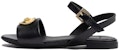 (PS) Sandal Terbuka Tumit Versace Medusa 'Hitam' 1009663-1A00133_1B00V