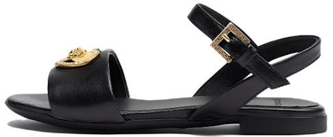 (Preschool) Versace Medusa Buckle Open Toe Sandals 'Black' 1009663-1A00133_1B00V (Preschool) Versace Medusa Buckle Open Toe Sandals 'Black' 1009663-1A00133_1B00V