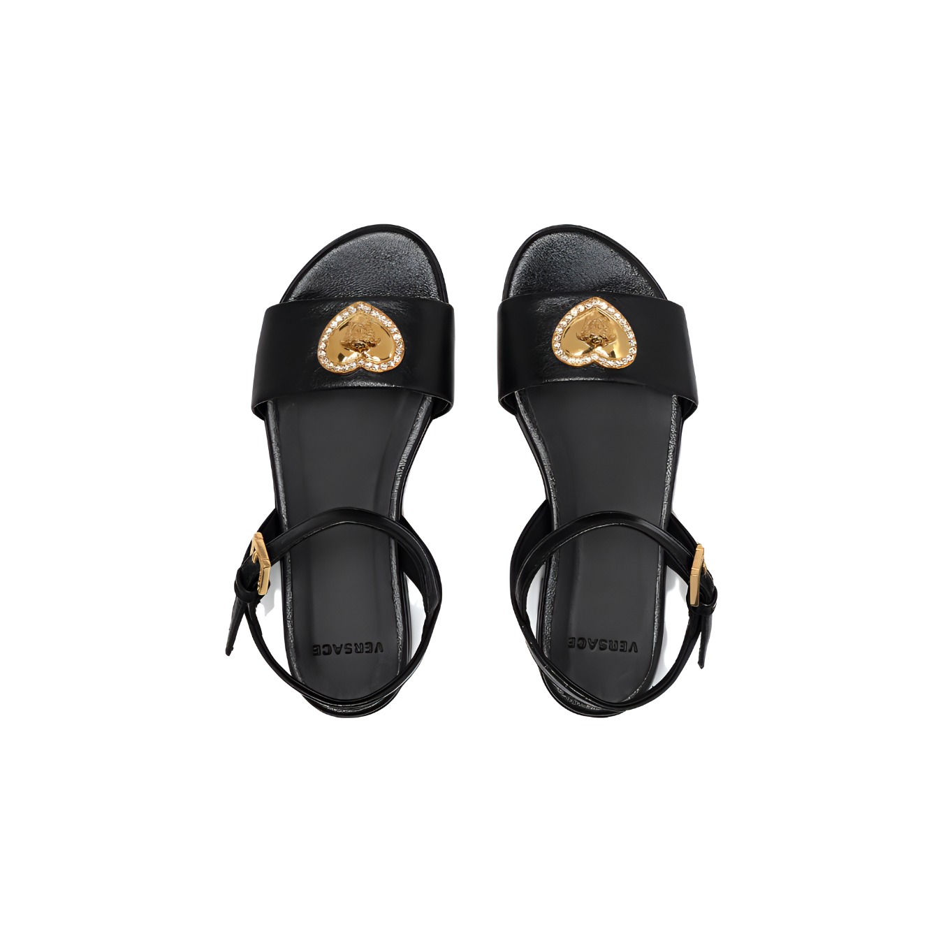 Lookbook (PS) Sandales Ouvertes à Boucle Medusa Versace ''Noir'' 1009663-1A00133_1B00V