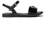 Order (PS) Sandal Terbuka Versace Medusa Buckle Round Toe 'Hitam' 1011673-1A08287_1B00V