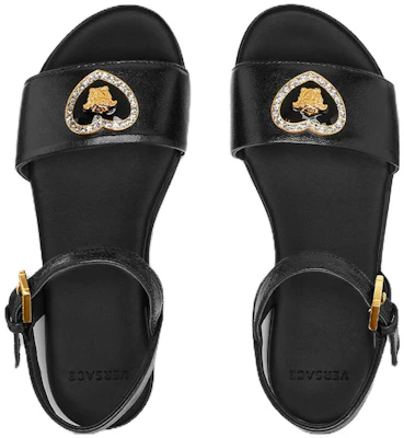 (PS) Sandales Versace Medusa Boucle Bout Rond ''Open Toe'' Noir 1011673-1A08287_1B00V Lookbook (PS) Sandales Versace Medusa Boucle Bout Rond ''Open Toe'' Noir 1011673-1A08287_1B00V