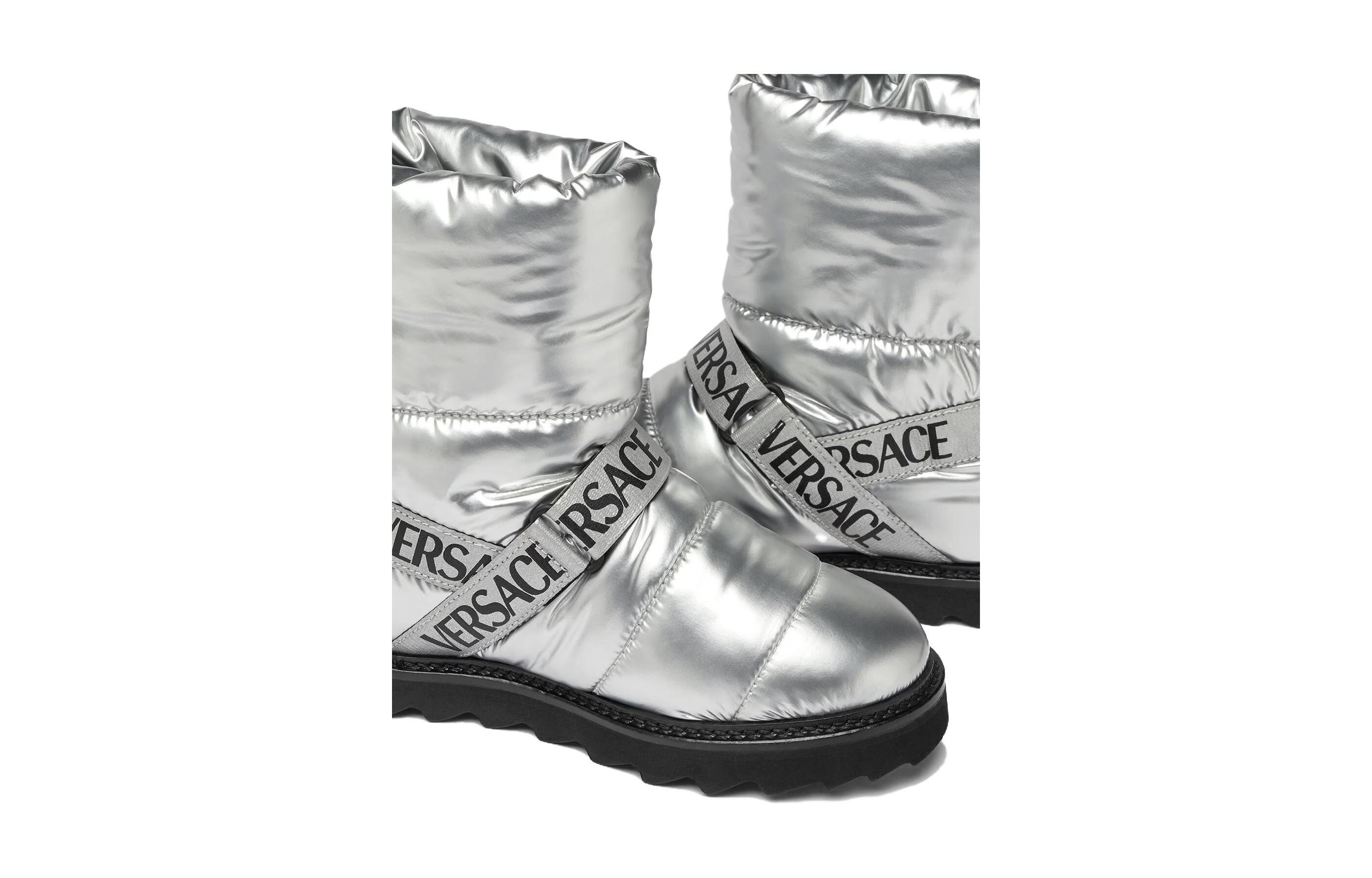 (PS) Versace Round Toe Slip-On Low Boot 'Silver' 圖 3