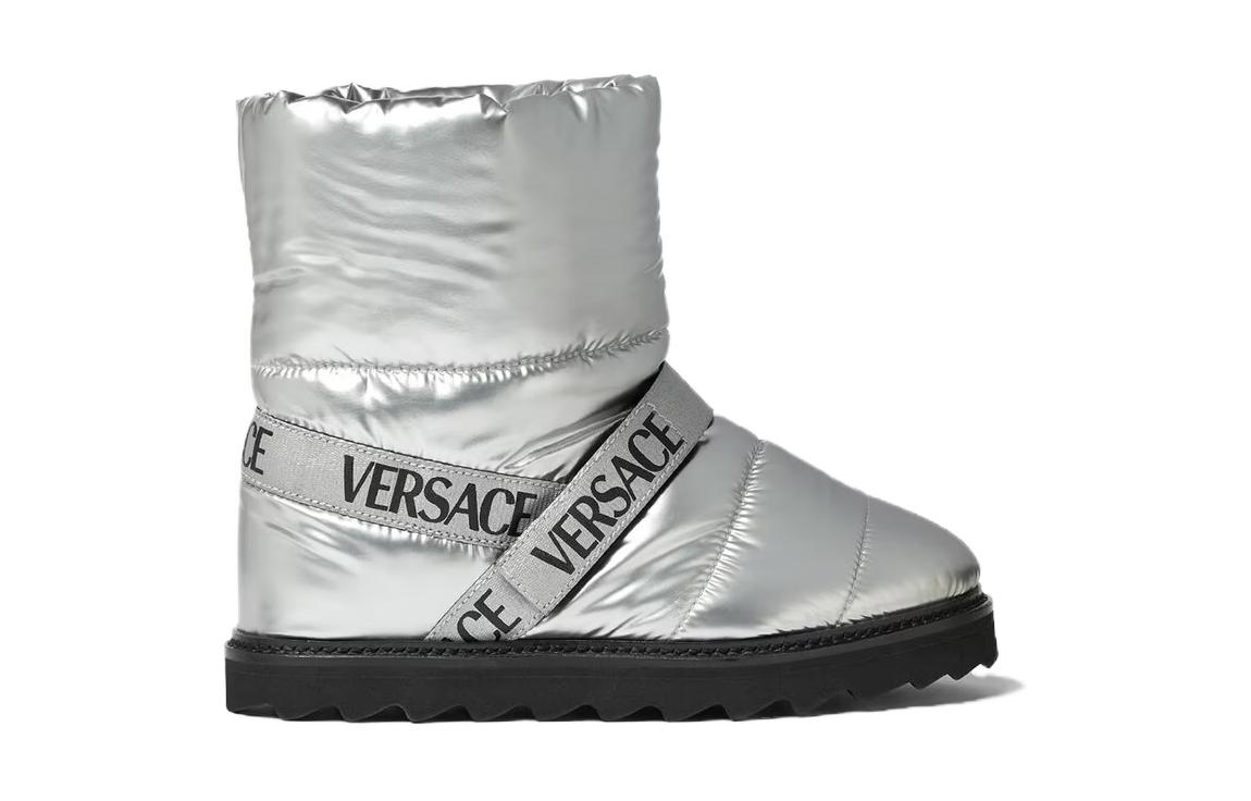 (PS) Versace Round Toe Slip-On Low Boot 'Silver' 圖 4