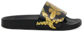 Order (PS) Versace Gummi Print Sandalen ''Schwarz Gold'' 1000255-1A07127_5B000