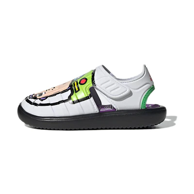 (PS) adidas Water Sandals Disney 'White Black Green'