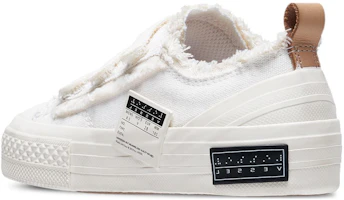 Shop 大童 xVESSEL G.O.P. Lows For Toddlers 魔術貼 低筒復古休閒板鞋 白