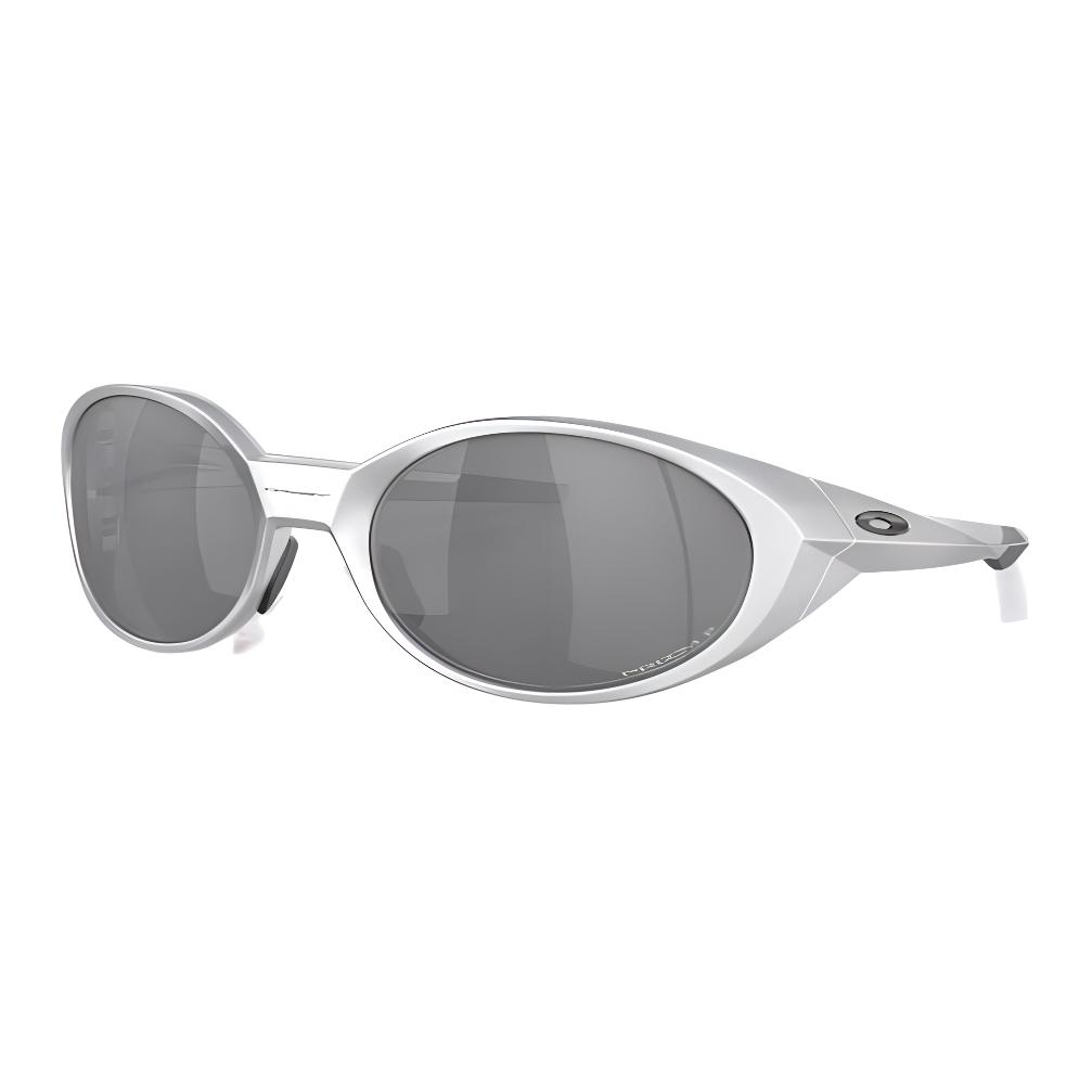Oakley Irregular Metal Nylon Oval Sunglasses Silver Mens 0OO9438-05