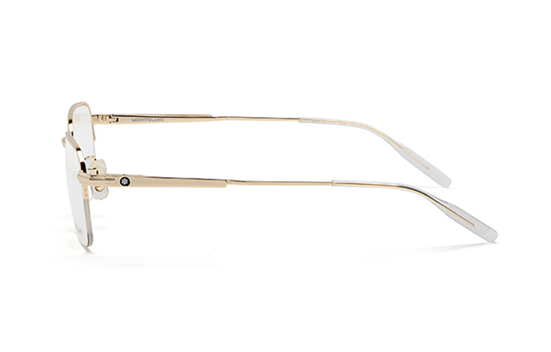 Shop 【度付き対応】モンブラン 合金スクエア眼鏡フレーム ユニセックス MB0220OA-002