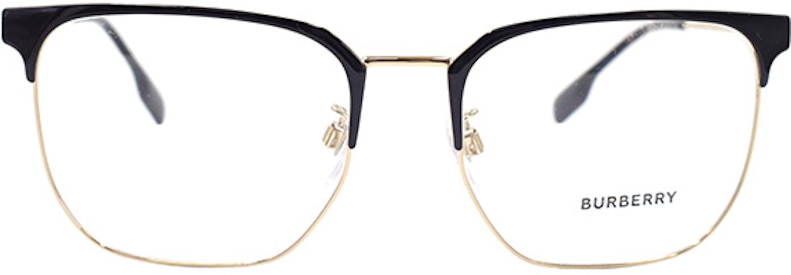 Burberry 1352D Square Optical Frames Black Gold for Men B1383-D-1109 Lookbook Burberry 1352D Square Optical Frames Black Gold for Men B1383-D-1109