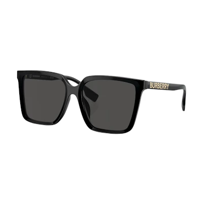 Burberry Gold Logo Square Sunglasses Unisex Couple Style 0BE4411D