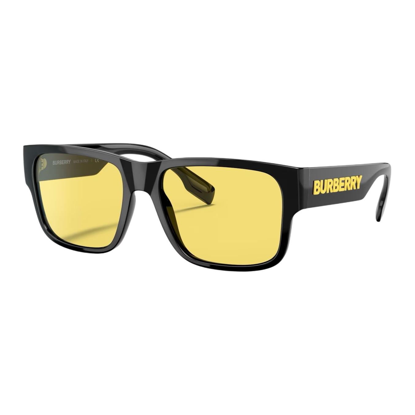 Burberry Oversized Yellow Lens Sunglasses Unisex Couples 0BE4358300185