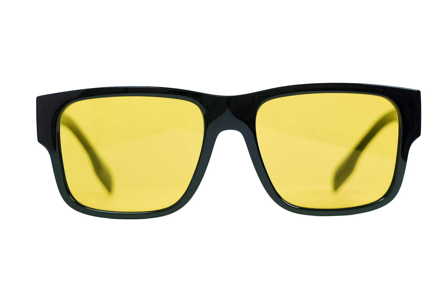 Lookbook 【可配镜】Burberry 男女情侣款黄色镜片超大号太阳镜 0BE4358300185