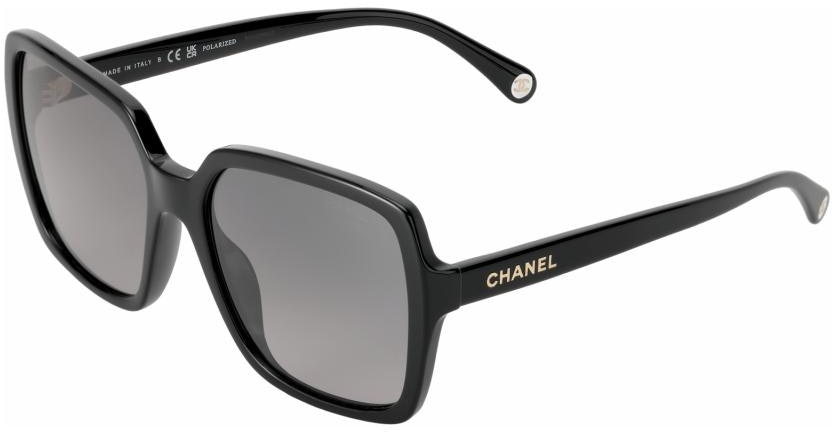 prescription-available-chanel-unisex-black-irregular-sunglasses-with-gold-logo-ch-5505-c622-m3