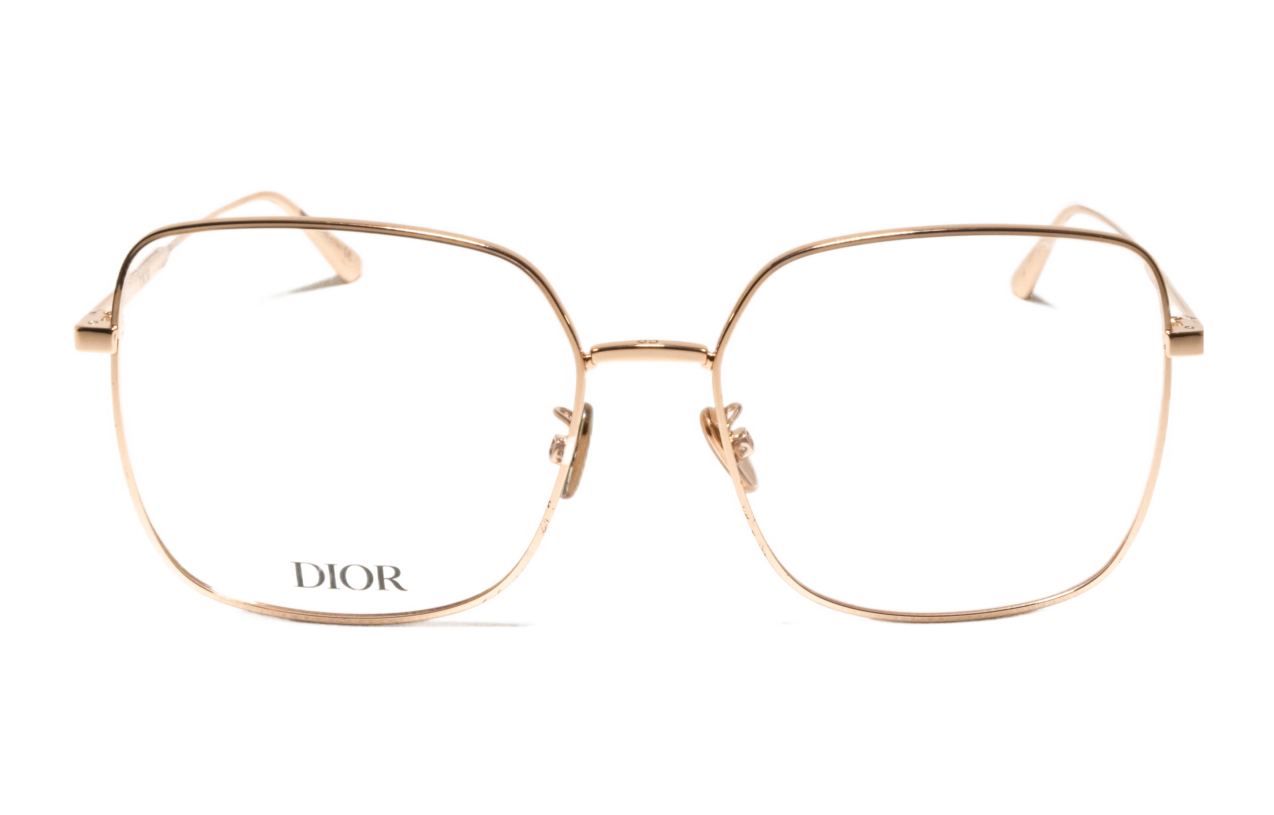 [Prescription Available] DIOR GEM O SU Rose Gold Square Optical Eyeglasses Unisex GEMDIORO-SU-E000 圖 3