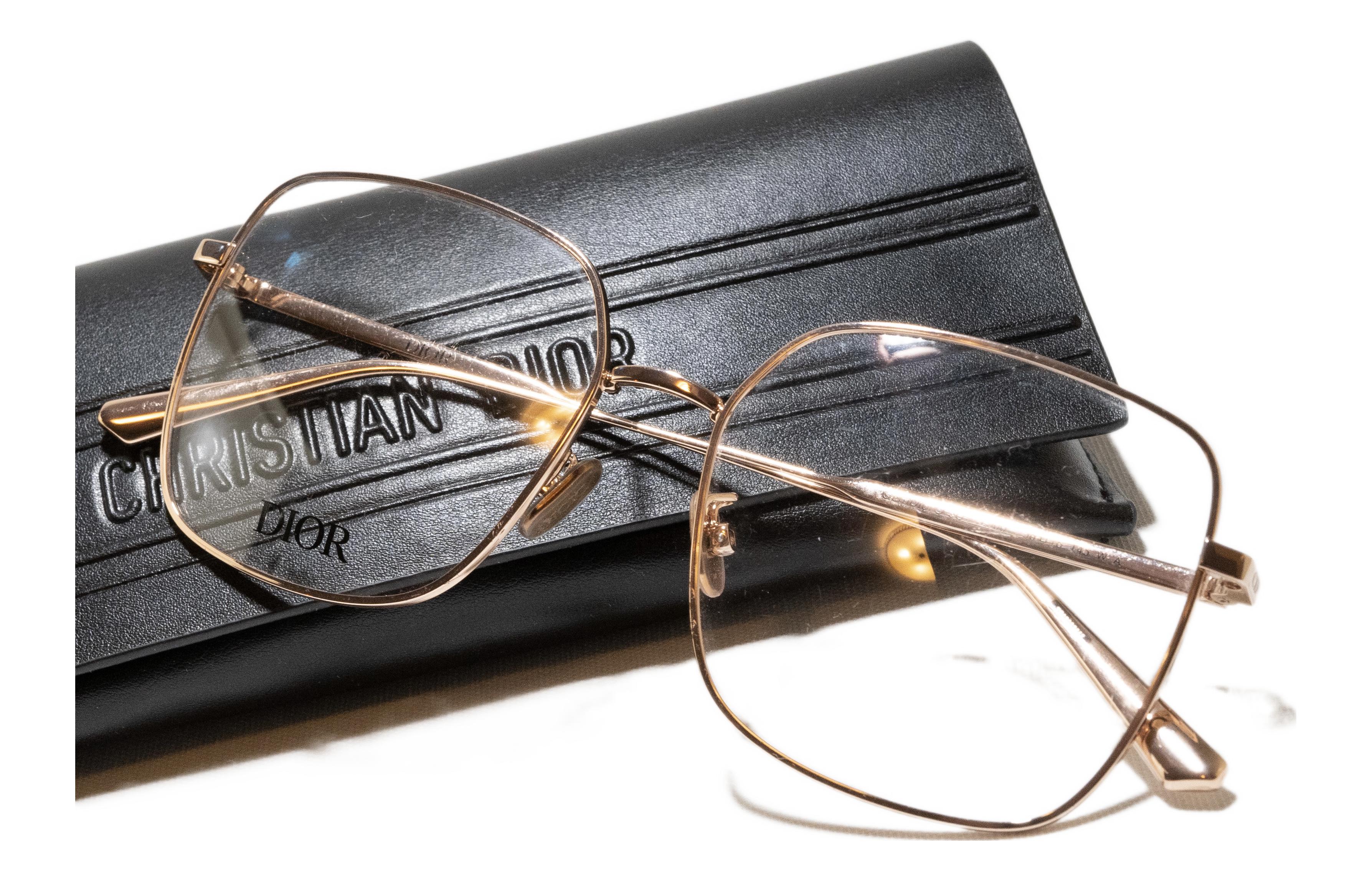 [Prescription Available] DIOR GEM O SU Rose Gold Square Optical Eyeglasses Unisex GEMDIORO-SU-E000 圖 7