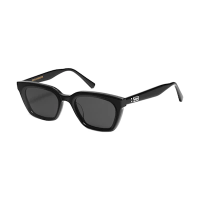 【Prescription Available】 GENTLE MONSTER Rectangular UV Protection Sunglasses Black Unisex Hue 01