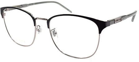 GUCCI Black Silver Rectangular Optical Glasses for Men GG1231OA-003 GUCCI Black Silver Rectangular Optical Glasses for Men GG1231OA-003