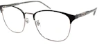 Buy 【Tersedia Resep】 GUCCI Kacamata Optik Pria Hitam Perak Model Persegi Panjang GG1231OA-003