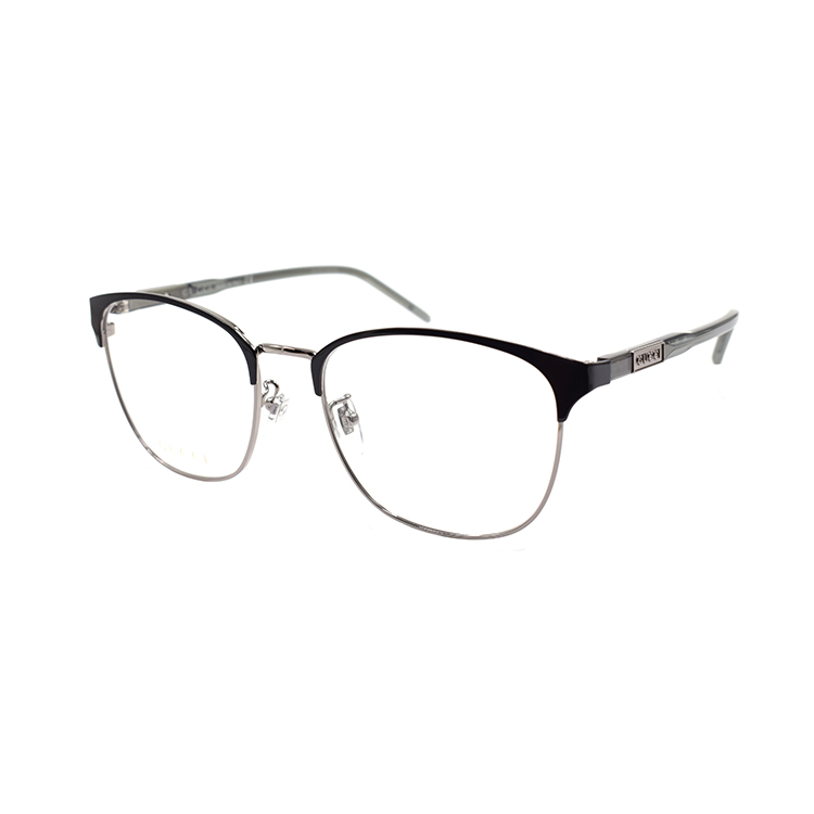 【Prescription Available】 GUCCI Black Silver Rectangular Optical Glasses for Men GG1231OA-003 圖 2