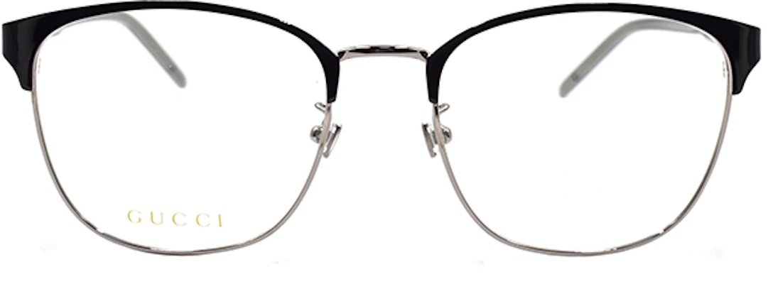 【Tersedia Resep】 GUCCI Kacamata Optik Pria Hitam Perak Model Persegi Panjang GG1231OA-003 Lookbook 【Tersedia Resep】 GUCCI Kacamata Optik Pria Hitam Perak Model Persegi Panjang GG1231OA-003