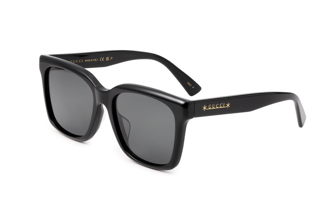 Order 【可配近视】GUCCI 时尚方形醋酸板男女同款太阳镜 GG1175SK-001 56