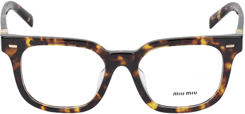 【処方箋対応可】MIU MIU スクエアメガネ べっ甲柄 ユニセックスデザイン MU06XVF VAU1O1 Buy 【処方箋対応可】MIU MIU スクエアメガネ べっ甲柄 ユニセックスデザイン MU06XVF VAU1O1