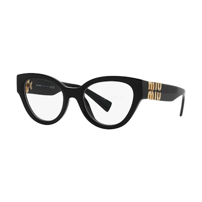 【Prescription Available】 MIU MIU Stylish Cat-Eye Optical Glasses Unisex Frame MU01VV1AB1O1