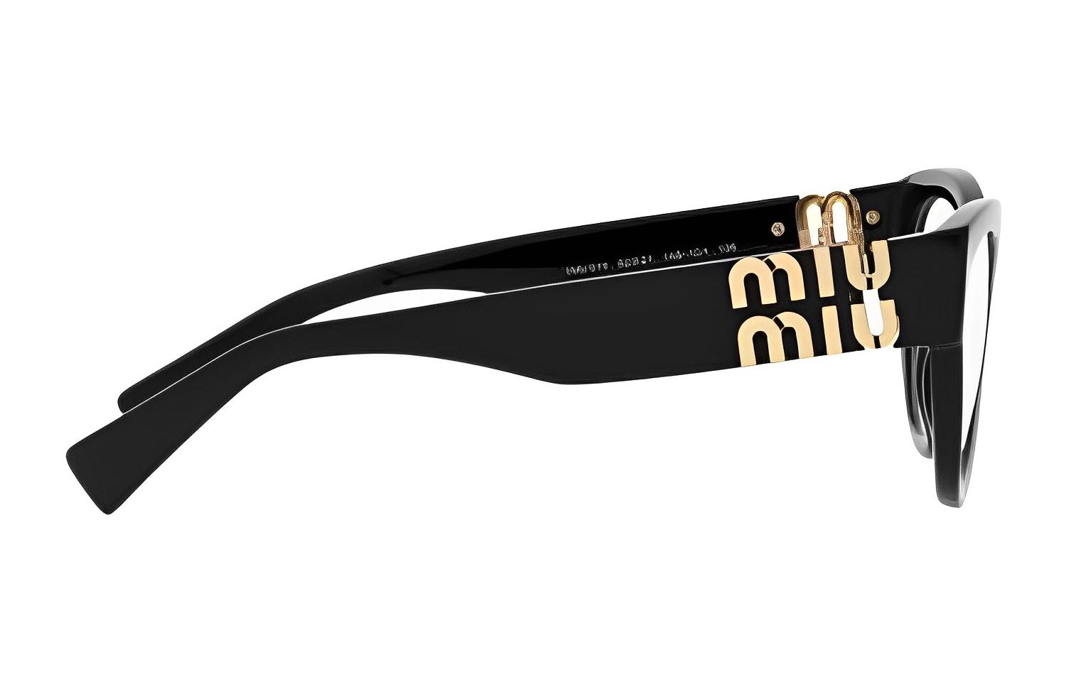 Purchase 【度付き対応】MIU MIU おしゃれなキャットアイメガネ 男女兼用フレーム MU01VV1AB1O1