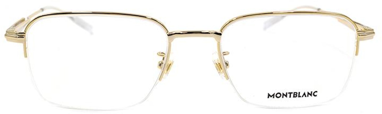 【処方対応可】モンブラン ゴールド合金 レクタングル メンズ眼鏡 MB0220OA-005 Lookbook 【処方対応可】モンブラン ゴールド合金 レクタングル メンズ眼鏡 MB0220OA-005