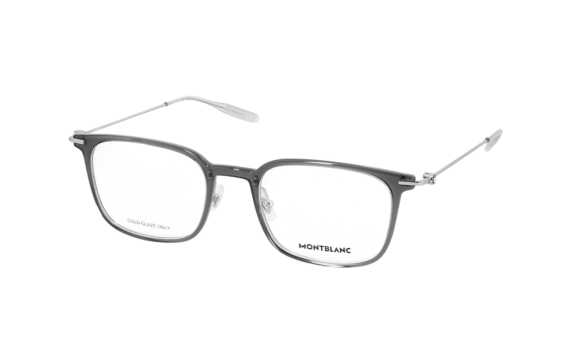 【Prescription Available】 MONTBLANC Montblanc Rectangle Optical Glasses Unisex Frames MB0100O-001